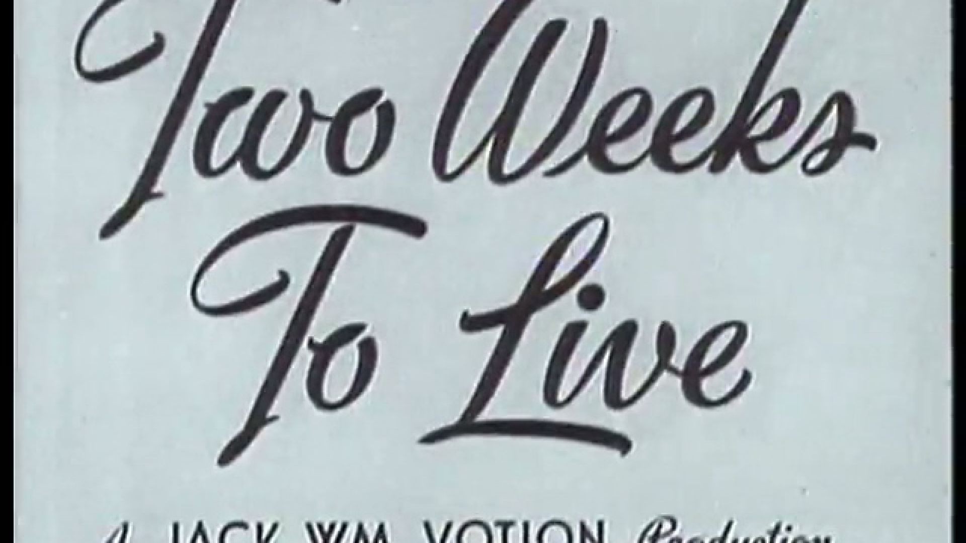 2 week to live